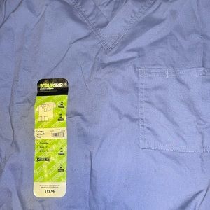 ciel blue scrub top